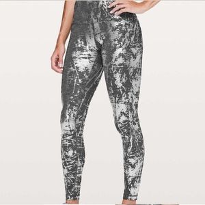 Lululemon metallic foil hr *f